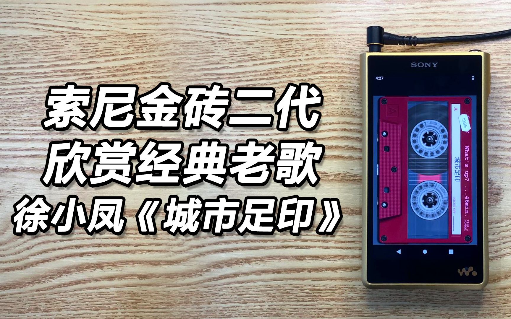 索尼金砖二代欣赏经典老歌-徐小凤《城市足印》