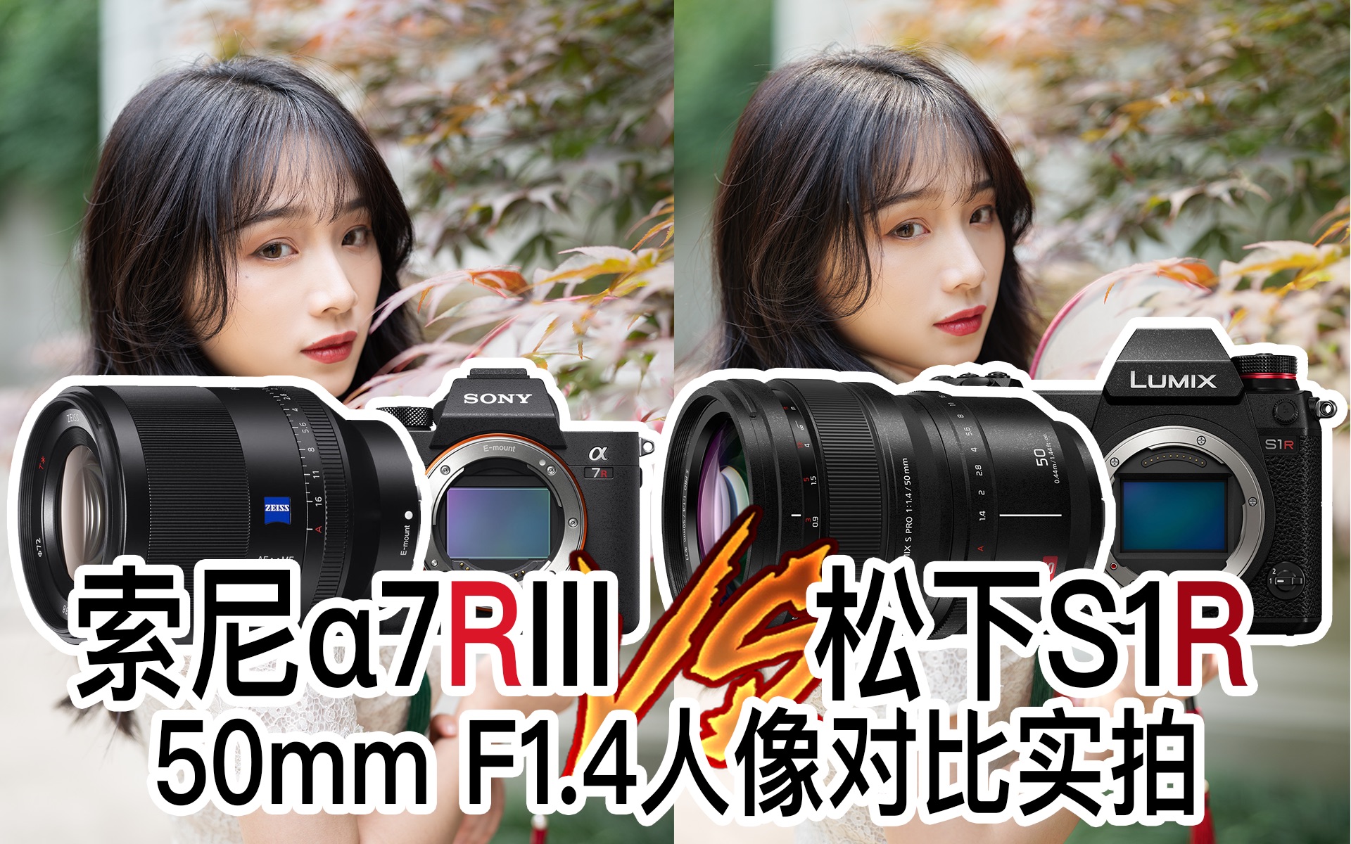 【阿布相机手册】松下s1r vs 索尼a7riii 50mm f1.4人像对比实拍(ft.