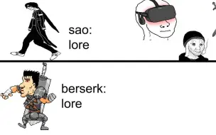 Скачать видео: berserk lore vs sao lore