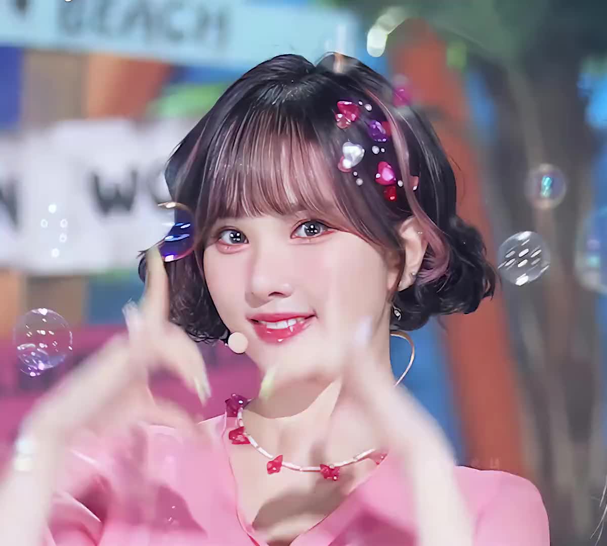 妥妥的短发代言人好灵动短发甜心丁恩妃甜妹南韩女爱豆歌曲想我就