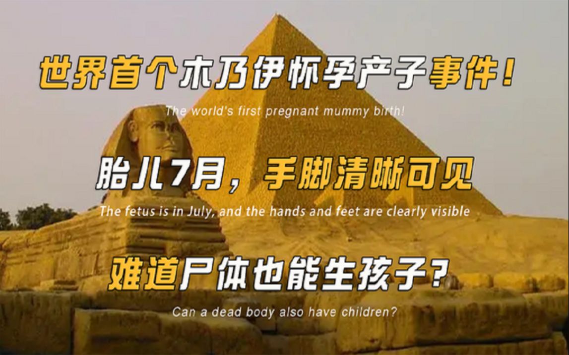 世界首例木乃伊怀孕生子胎儿7月手脚清晰难道尸体也能生孩子