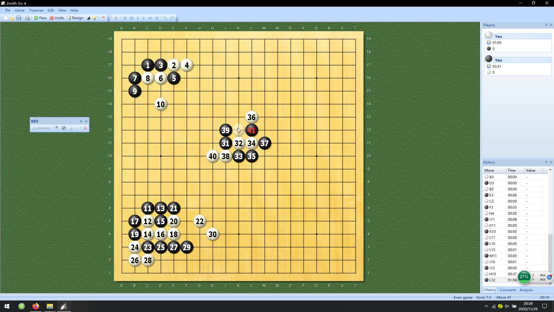 从零开始学围棋-门吃