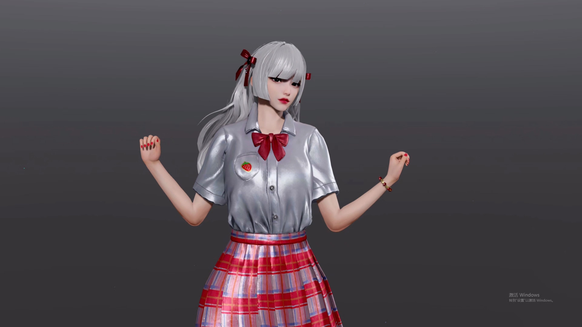 明日之后 草莓奶霜 服装mod hs2 ai