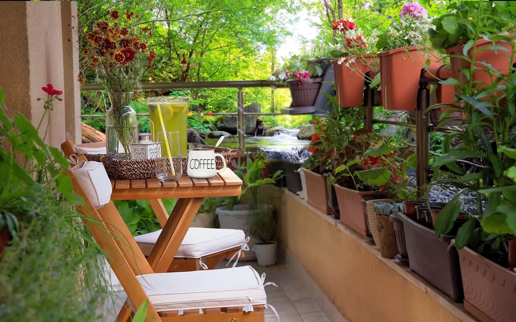 【白噪音/环境音/氛围音】来阳台花园 度过一段温暖的春日午后时光