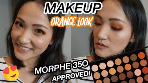 橘色妆容英文中字monochromatic Orange Makeup With Subtitles 哔哩哔哩