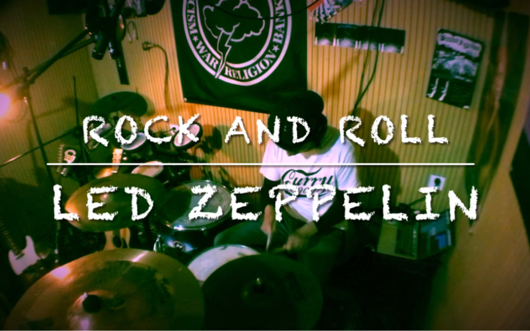 [图]《Rock And Roll》—Led zeppelin Drum Cover