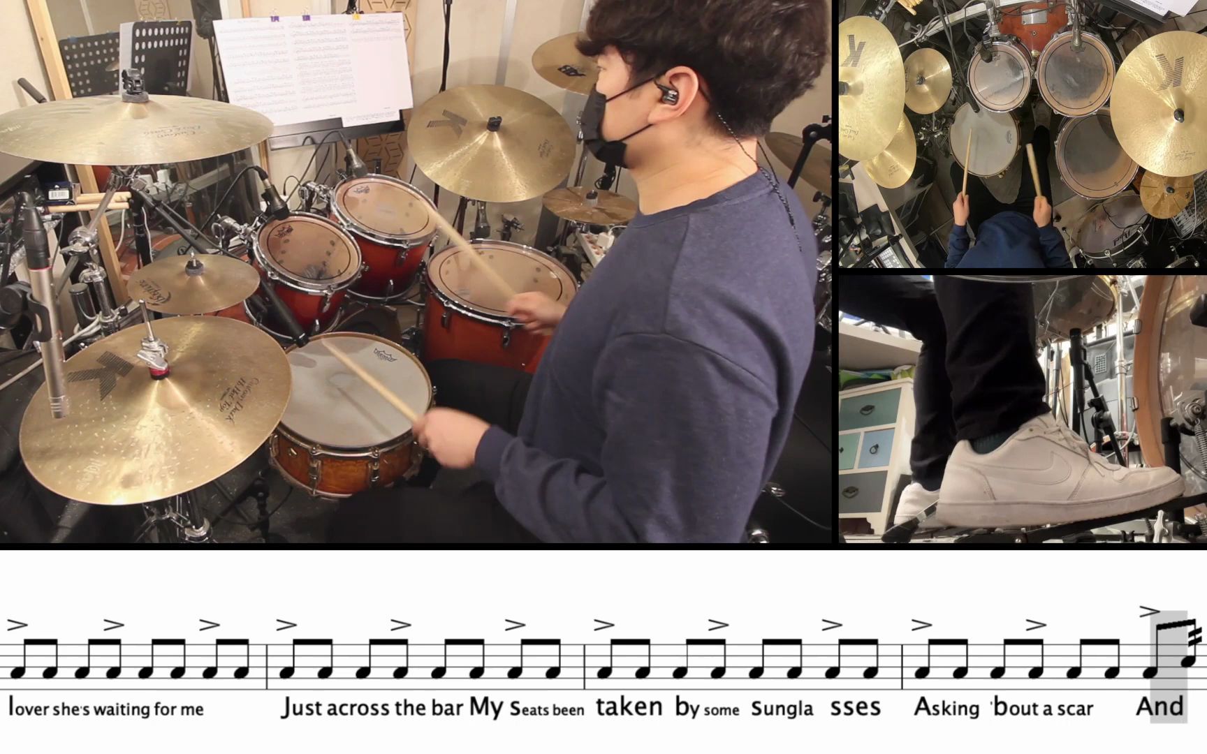 [图]We_Are_Young_(Feat._Janelle_Monae)_-_Fun._Drum_Cover_&_Drum_score_