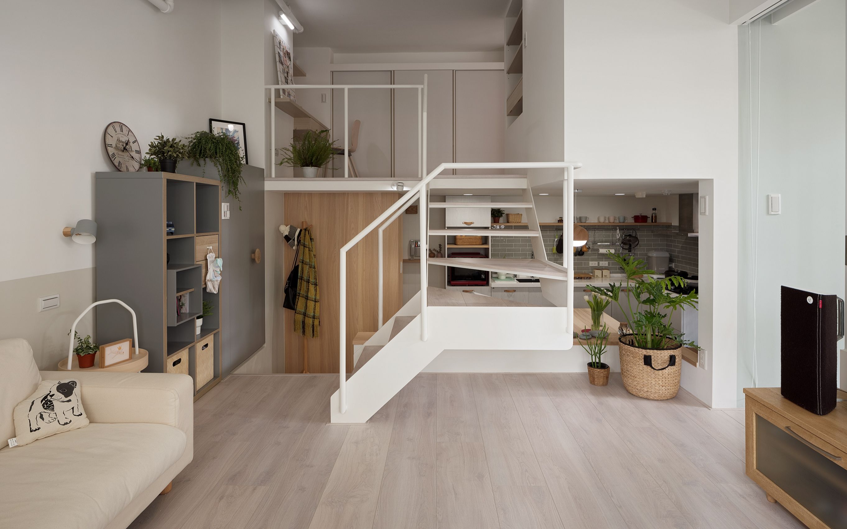 73㎡ 清新北欧风 | loft小户型住宅,享受慵懒文艺的慢生活!