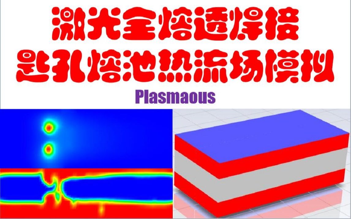 ansys fluent双侧激光全熔透焊接匙孔流动模拟仿真哔哩哔哩bilibili