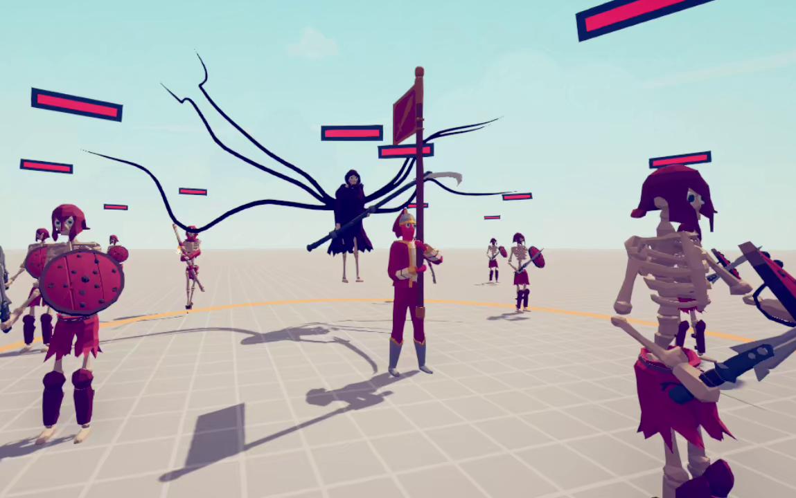 【tabs】"太君这边请"有冲锋旗引路的死神对战其他能远程的兵种