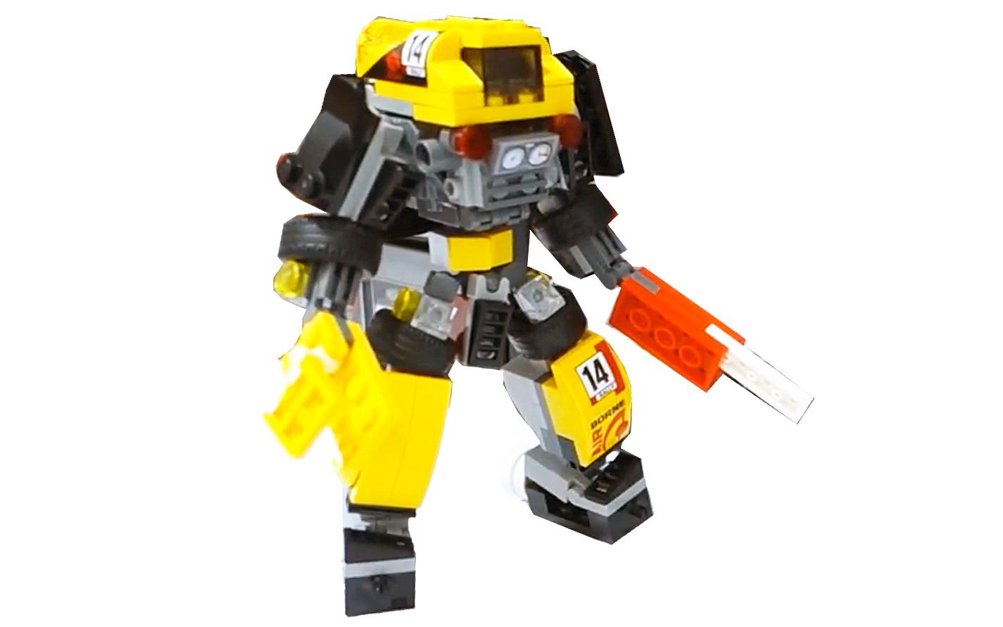 乐高moc教程机甲框架60113套内机甲套装拼搭指南