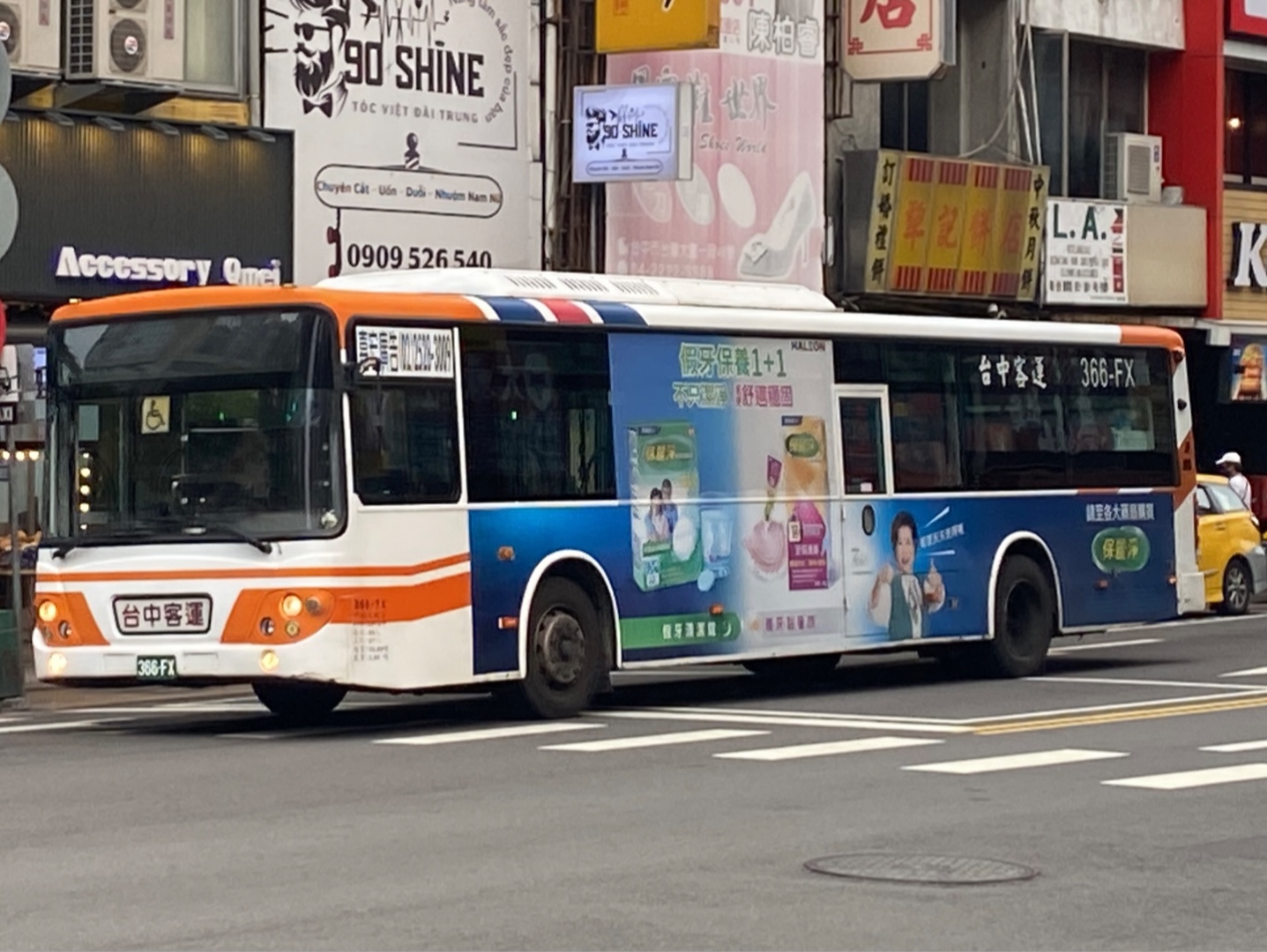台中客運 daewoo bs120cn低地板 100路 366-fx