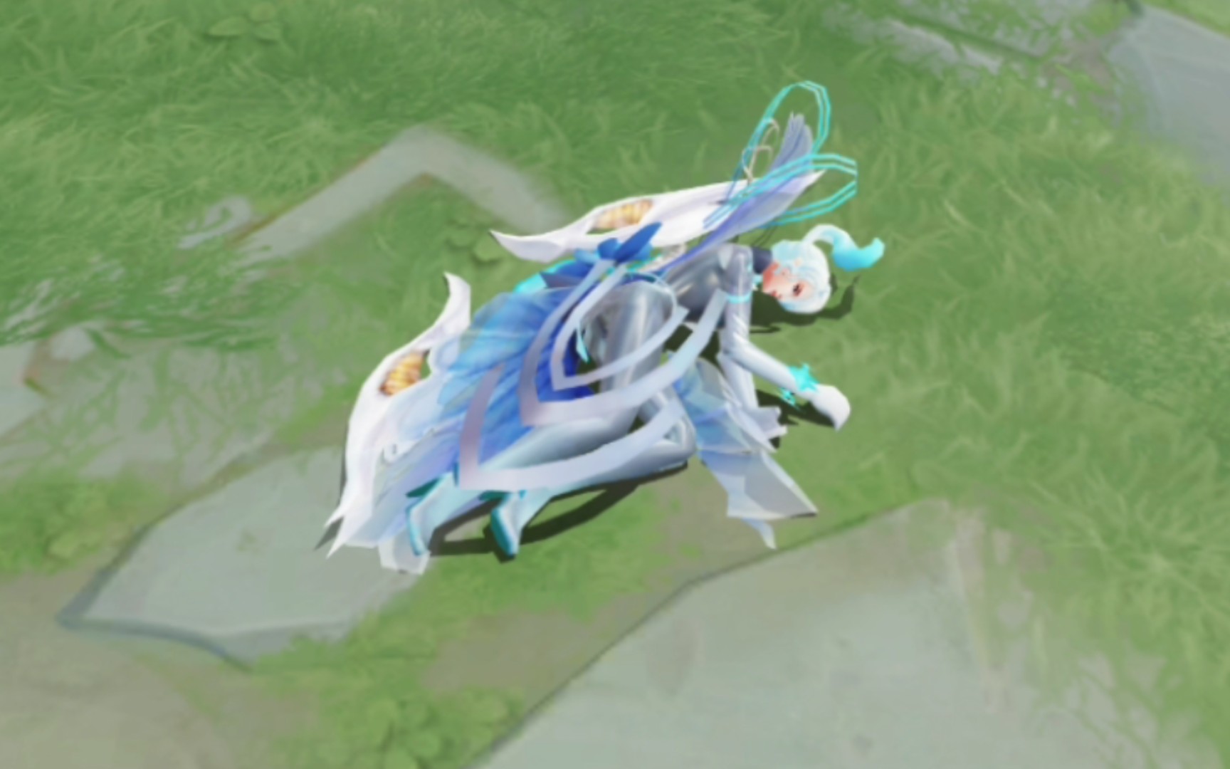 王者荣耀伽罗琥珀纪元 死亡姿势欣赏