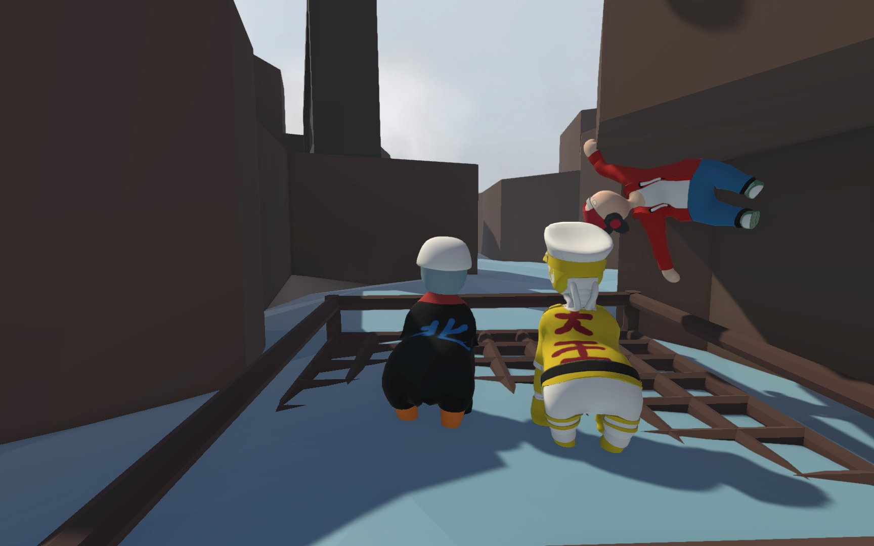 [图]【Human Fall Flat】队友野的不行，这游戏有毒！