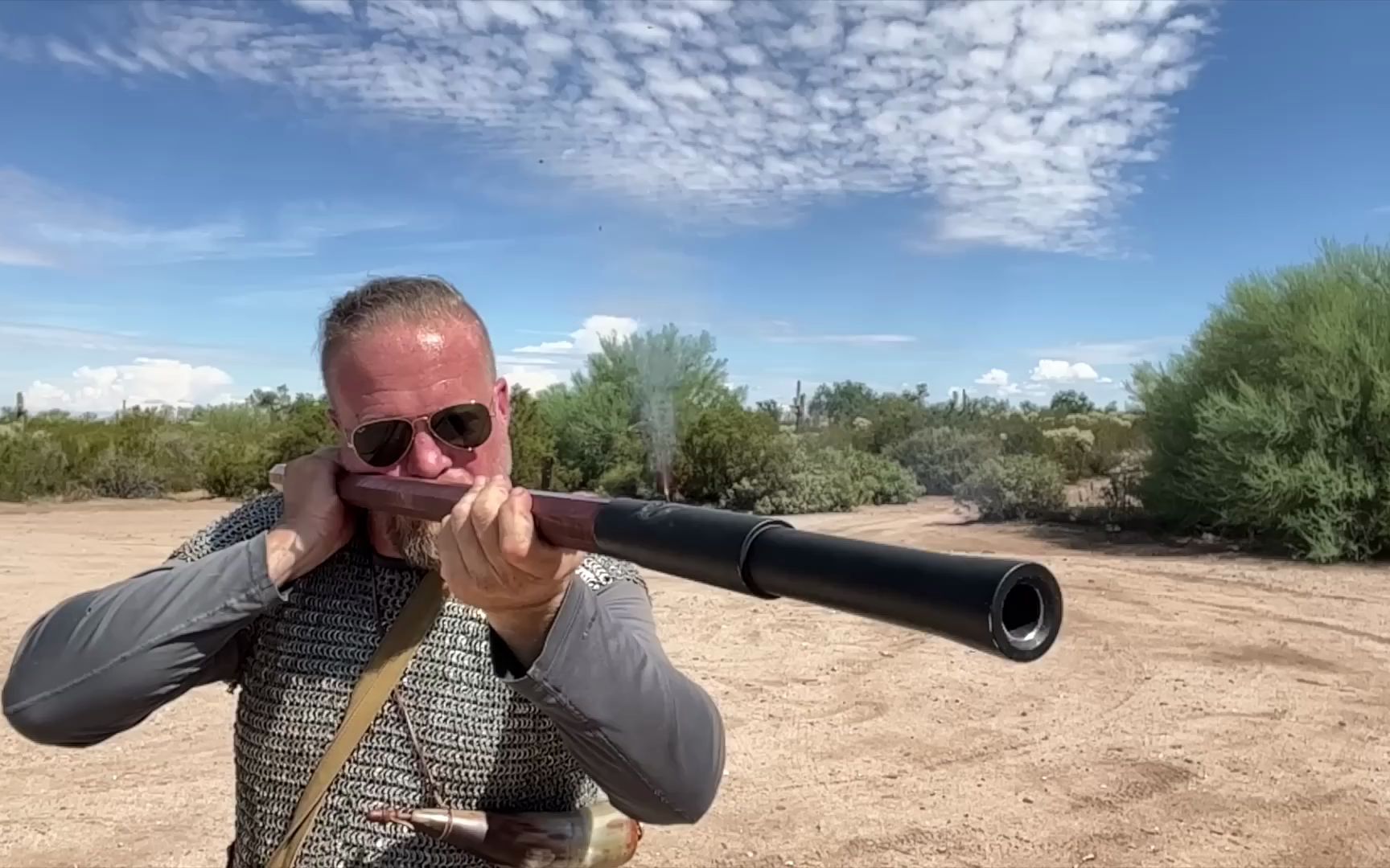 欧洲中世纪晚期手炮/火门枪射击复原演示(2022年)