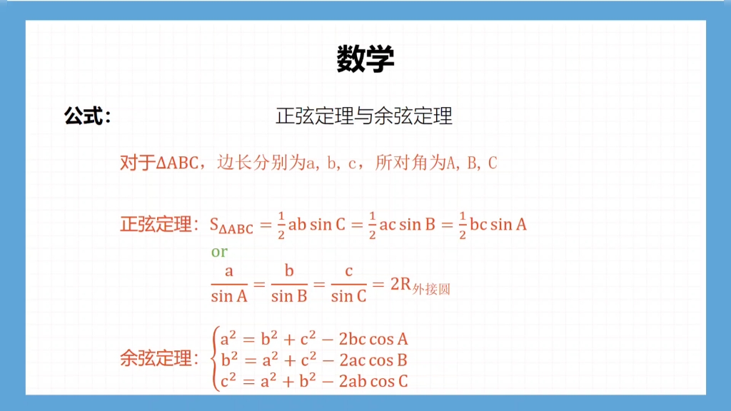高中数学正余弦定理
  第1张