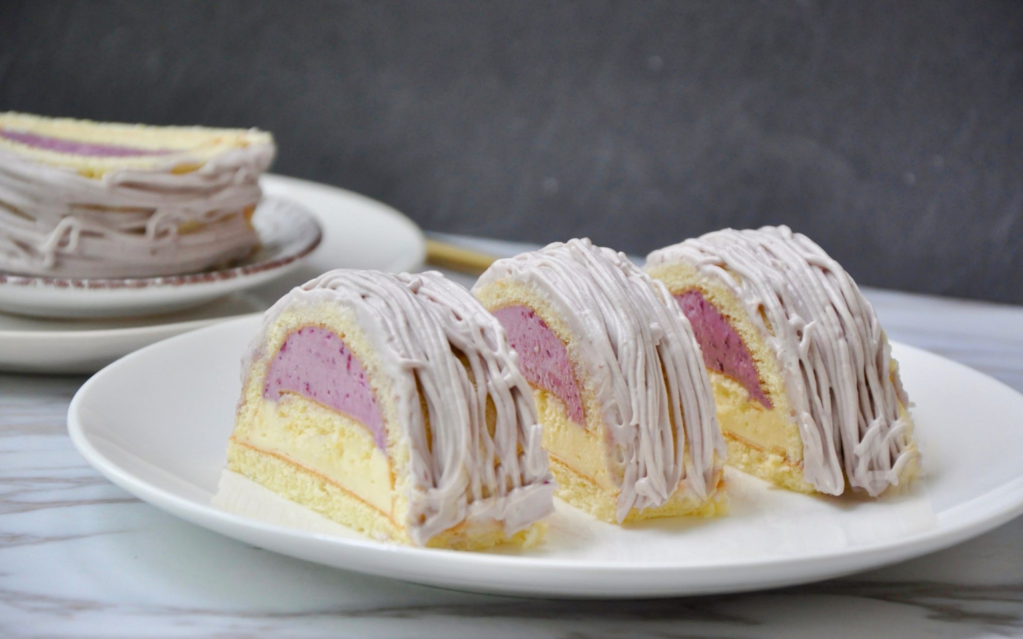 葡萄朗姆酒慕斯蛋糕freesiaamade第95集