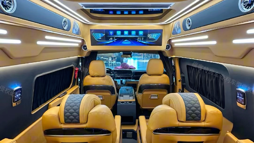 黑骑士商旅房车u型沙发