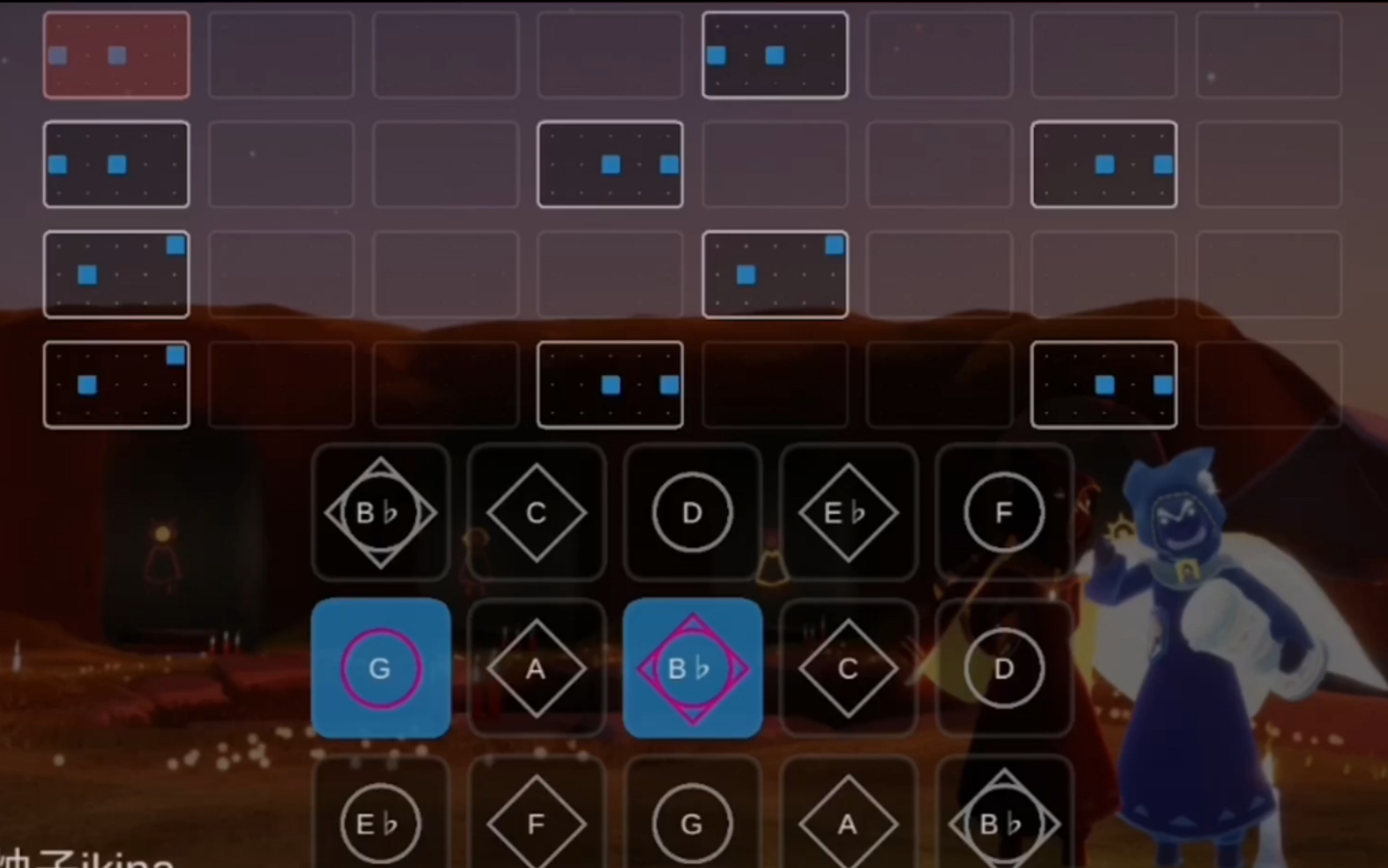 sky光遇revengecreeper琴谱烛签版