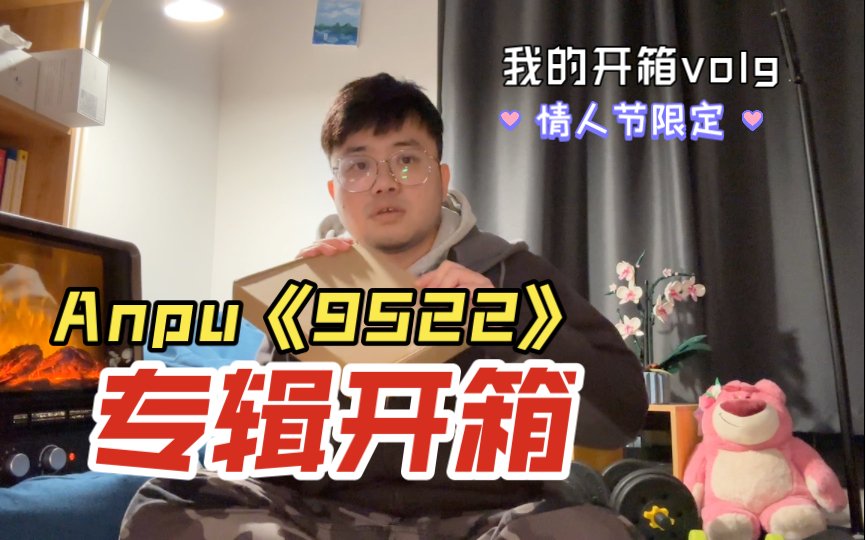 【Anpu新专辑《9522》开箱视频】情人节限定vlog哔哩哔哩bilibili