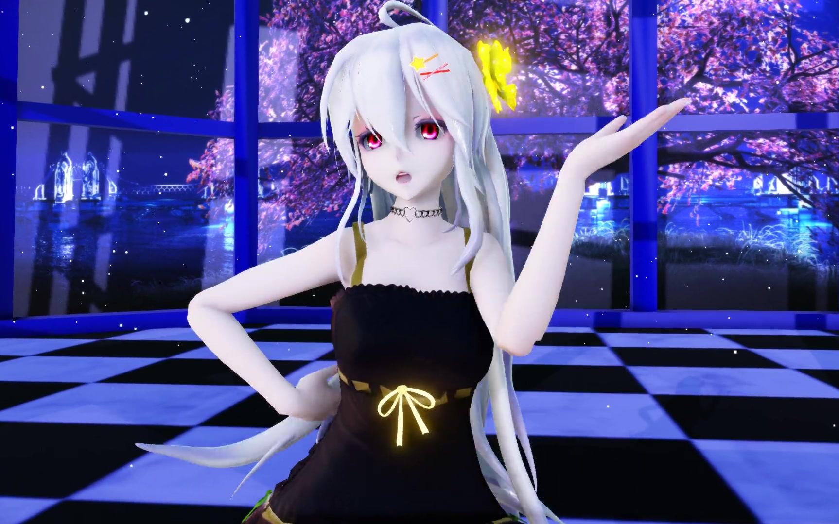 【弱音haku】黑丝版超短裙haku_哔哩哔哩 (゜-゜)つロ 干杯~-bilibili