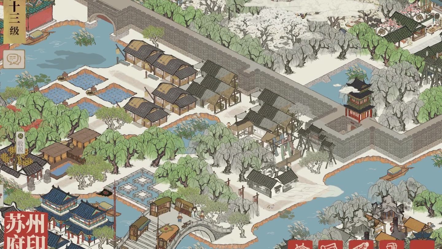 活动作品江南百景图荒废的应天府和苏州府