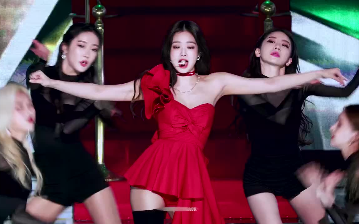 【blackpink】每一帧都是绝美 #jennie 红玫瑰solo超经典啊