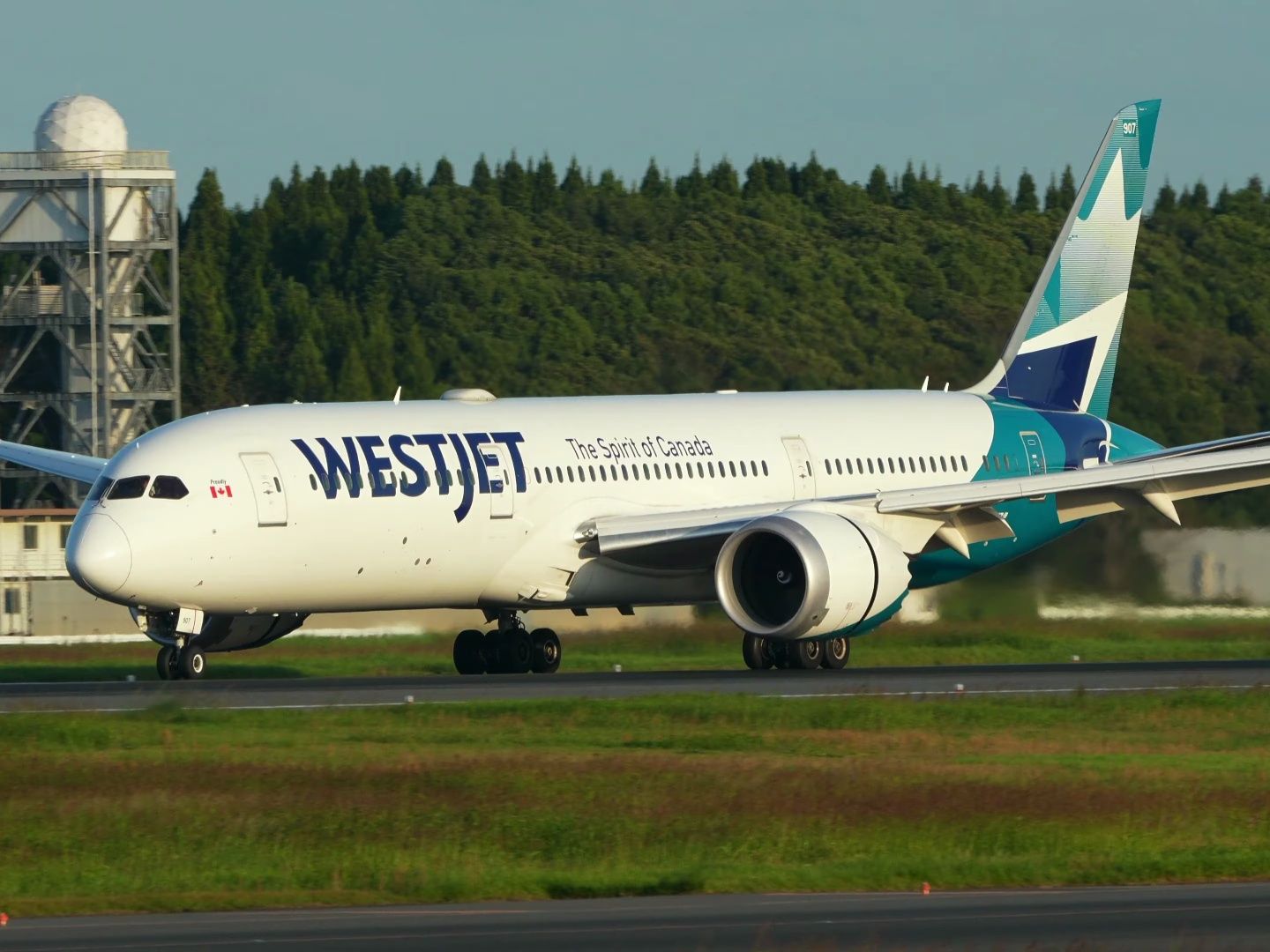 westjet 787-9 c-gmks|成田空港|4k