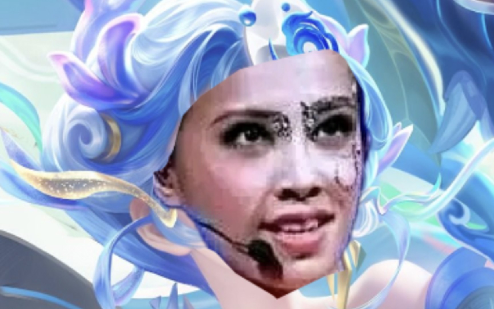 【淋者荣耀】安嫔喜提地才蓝限定,于峡谷耀武扬威调教冷冻肉不想竟被