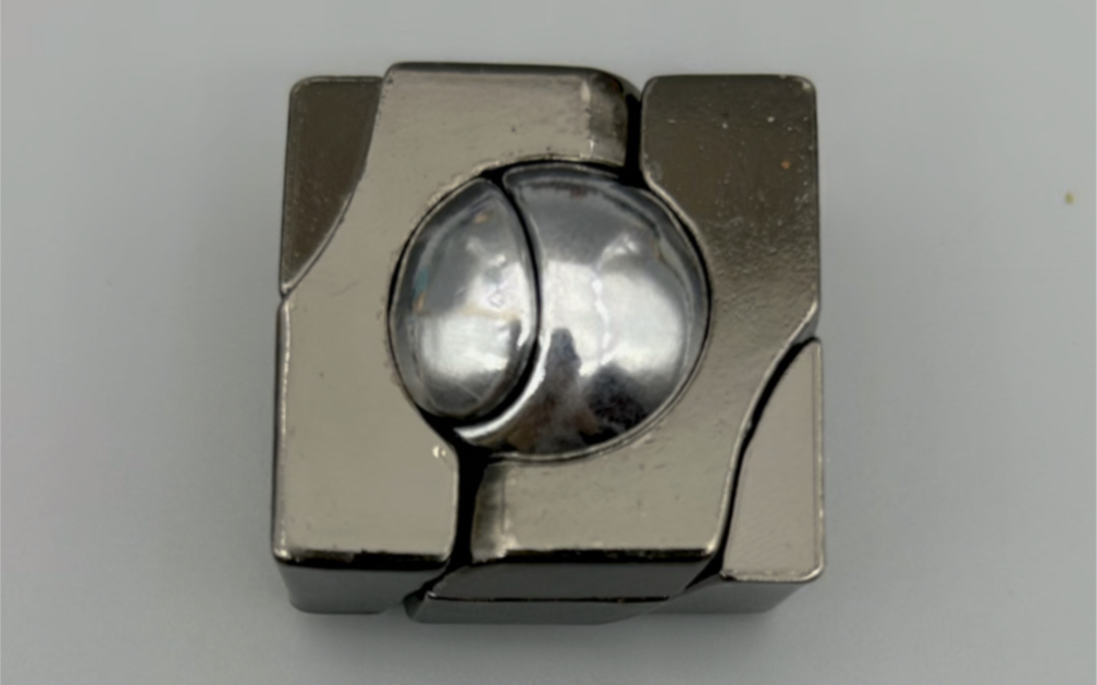 古典益智玩具,合金鲁班锁之魔球