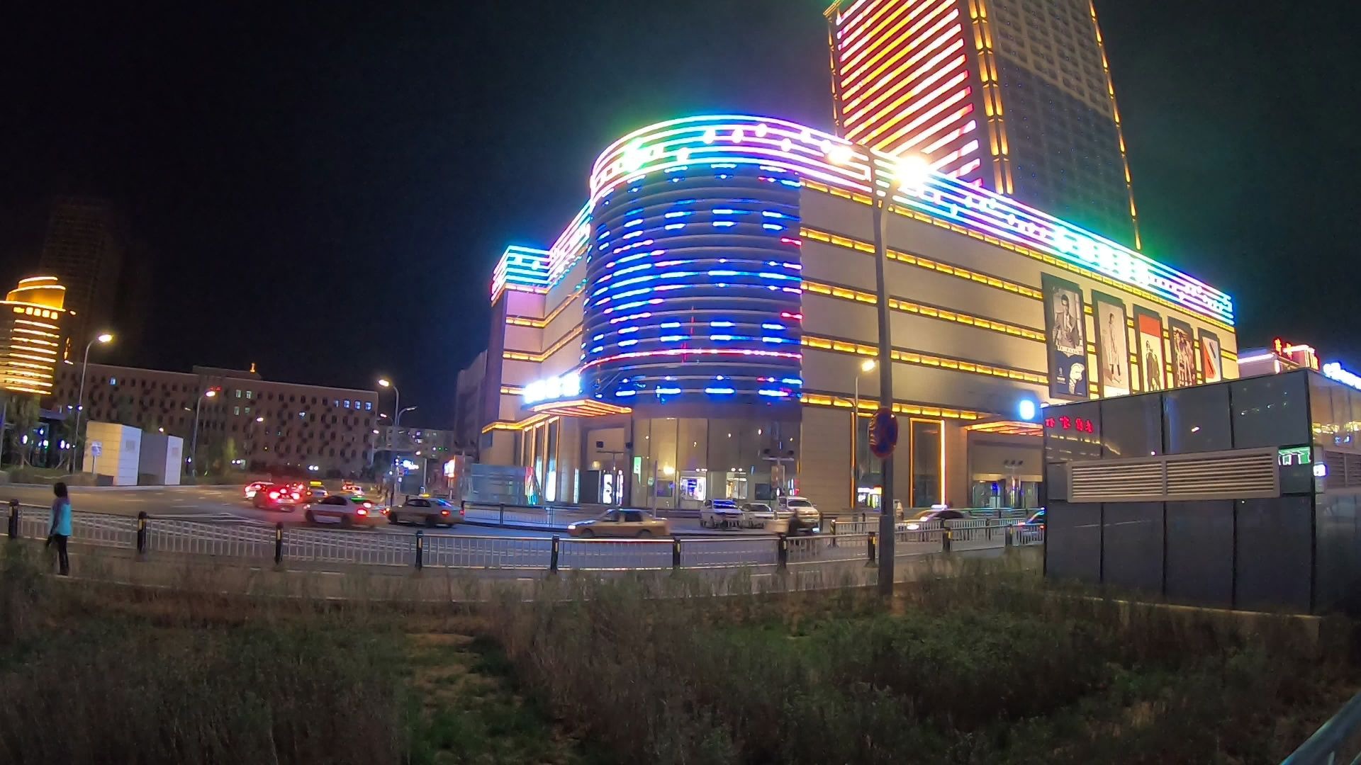 长春国商酒店的夜景非常漂亮