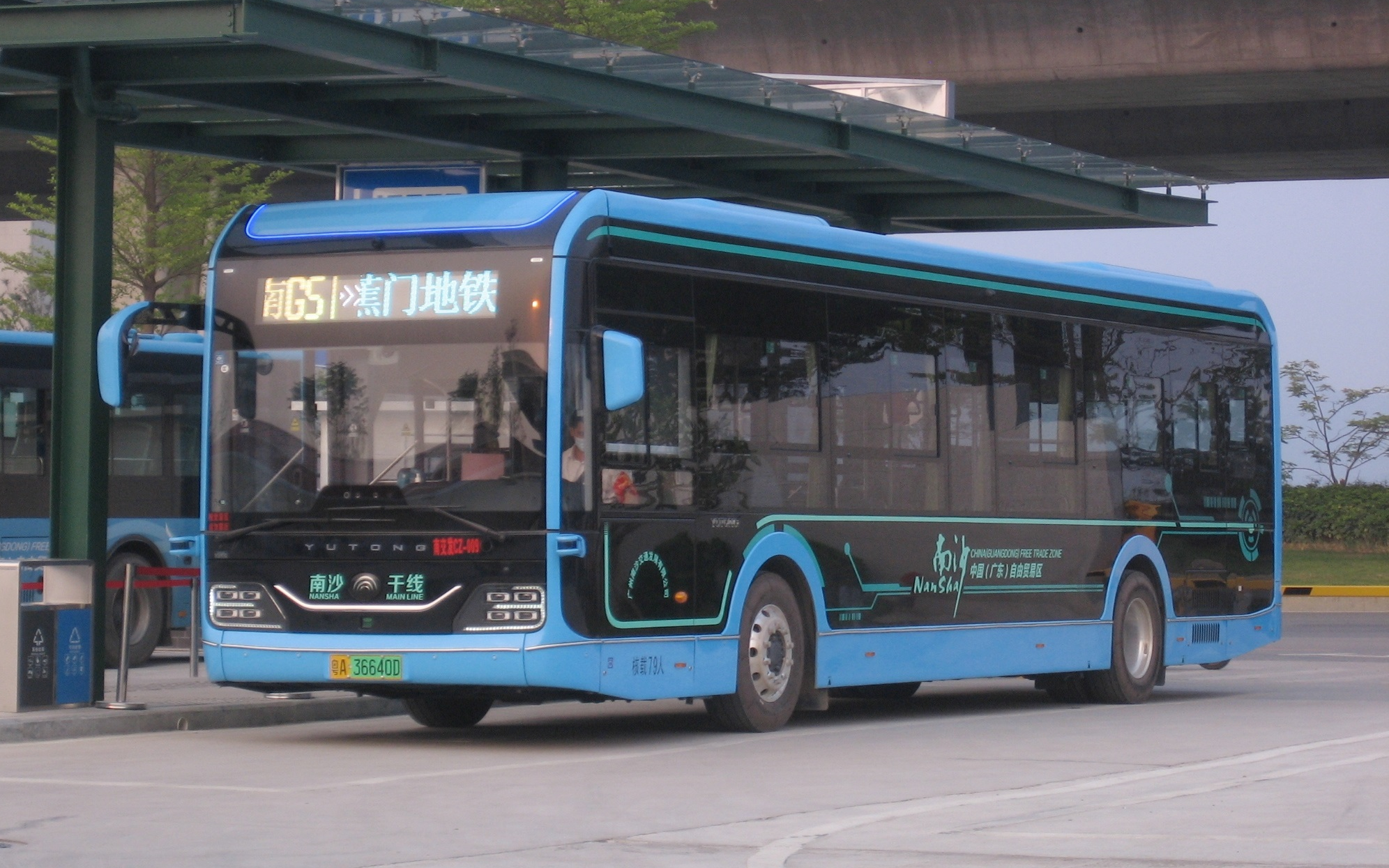 广州公交南g5路 宇通zk6126bevg5m(黑金刚u12)