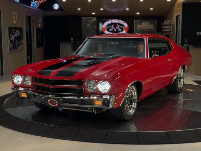 1970年的雪佛兰chevelle restomod是一款经典与现代完美结合的肌肉车