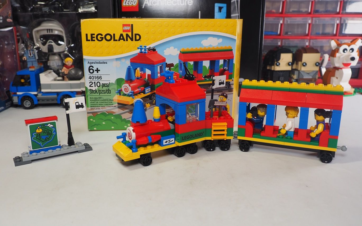 呜呜呜火车要开啦乐高40166乐高乐园小火车搭建