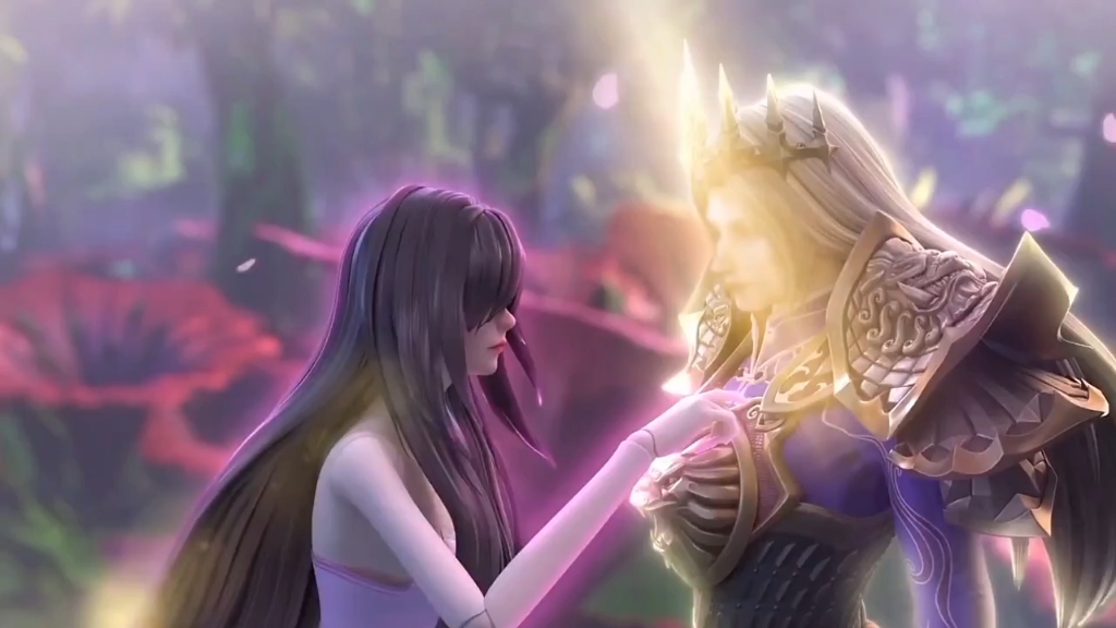 金王子为罗丽戴上金花冠