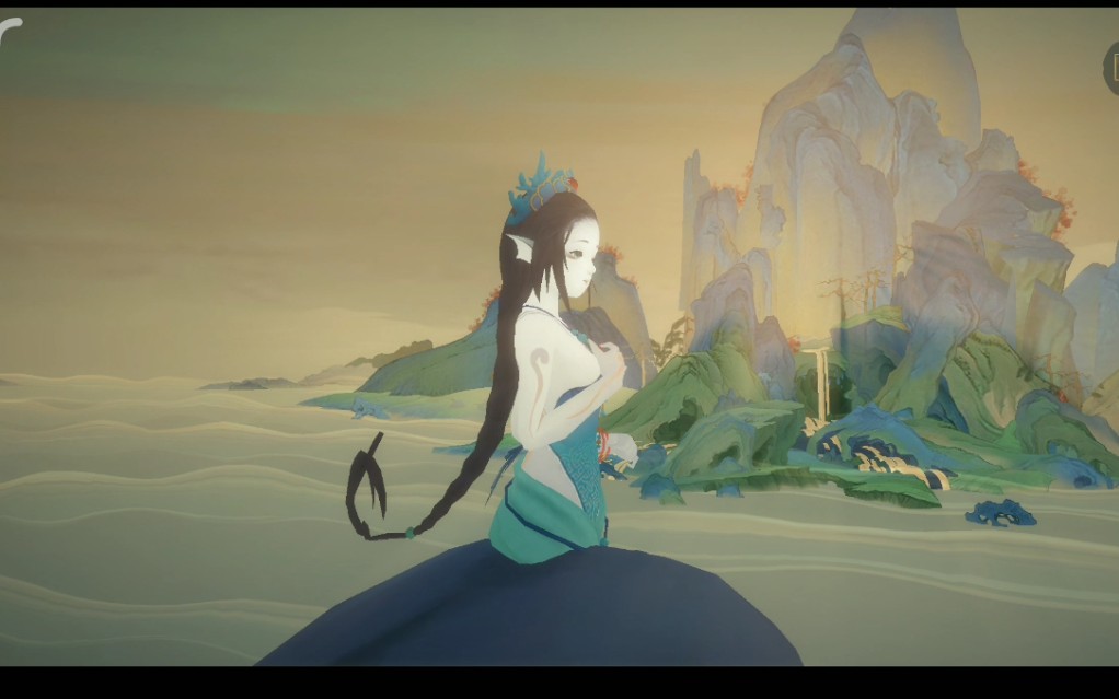 《绘真妙笔千山》沧海鲛人精卫