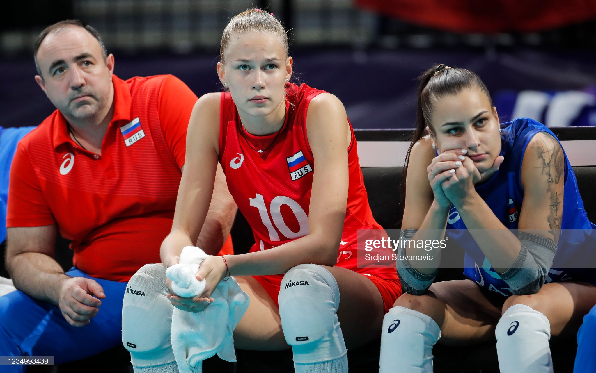 俄罗斯女排主攻 小菜娃(费多罗夫采娃)vs尼吕弗 调整攻