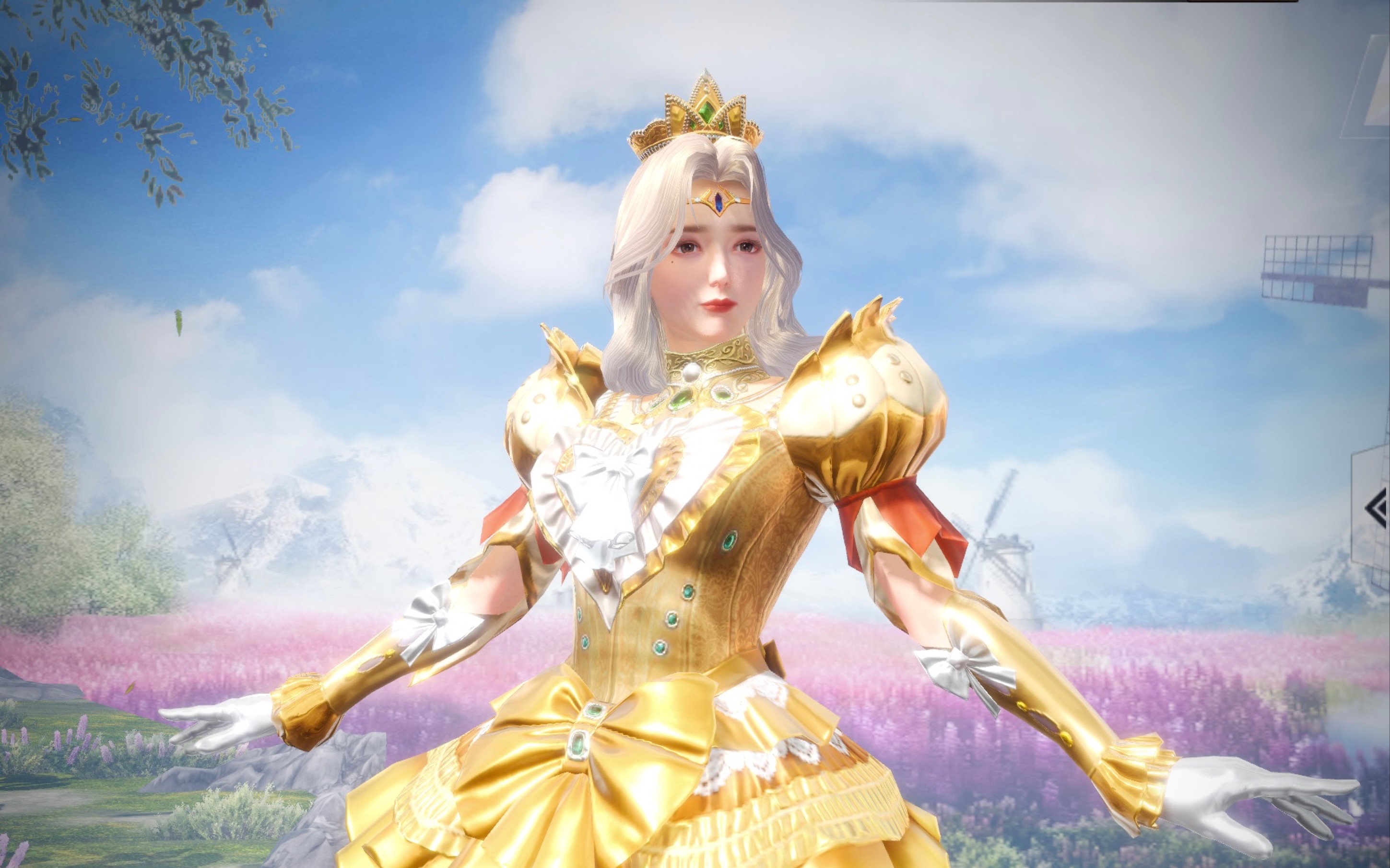 【和平精英】中转盘上新!塞纳河之光-绚金瑰梦