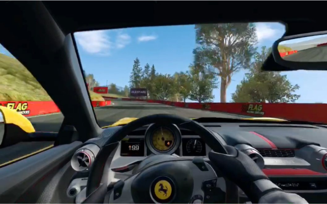 法拉利812超级快 帕诺拉马山计时赛1:41.279第一人称