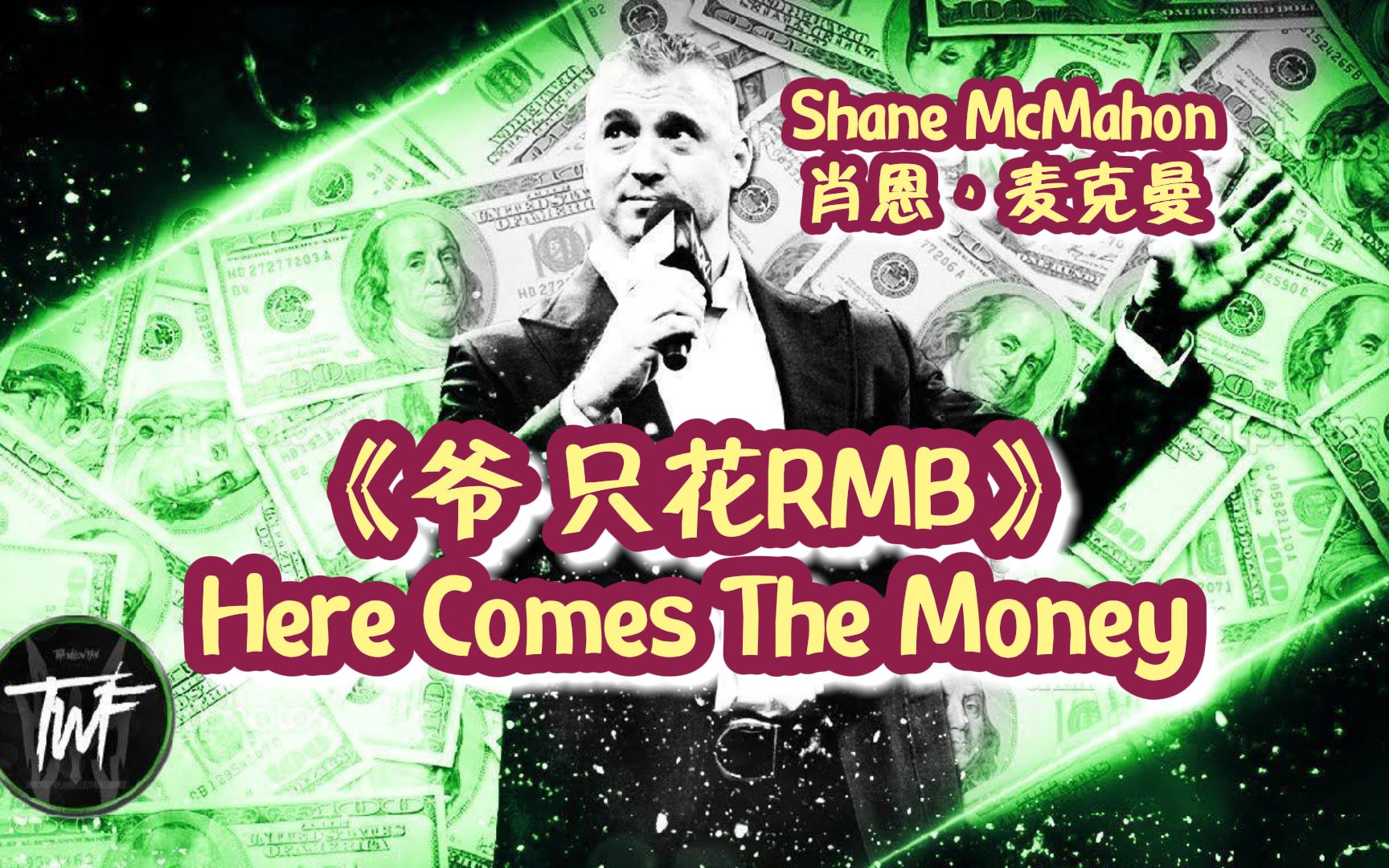 [图]『 WWE 』中文翻唱--Shane McMahon（肖恩 麦克曼）出场音乐--Here Comes The Money