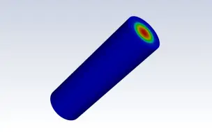 Скачать видео: Ansys Workbench，Fluent内热源导热温度场分析，详细步骤，仅供参考。