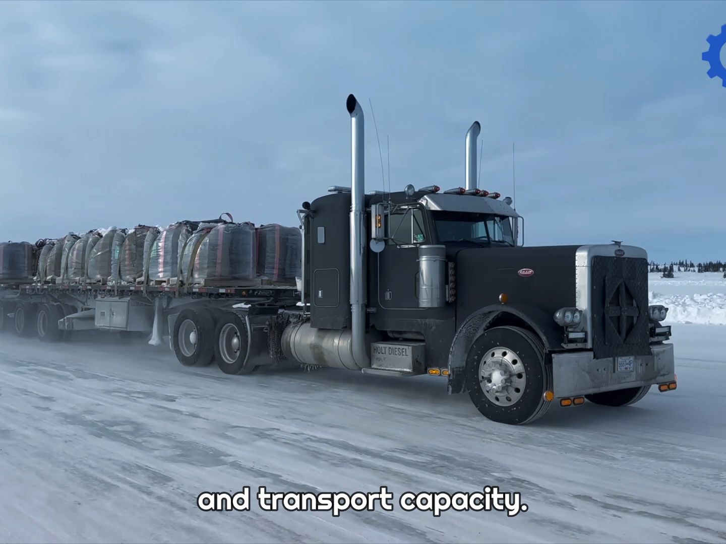 海耶斯将 76 米长的巨型原木运往英国的日子 - 海耶斯卡车的故事