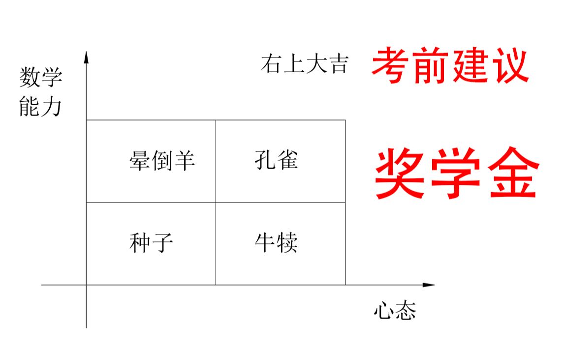 考前建议,奖学金【白兔、瘦骆驼、狐狸、大牛、大象、老鼠、野狗、晕倒羊、种子、孔雀、牛犊】小元老师、心一学长哔哩哔哩bilibili