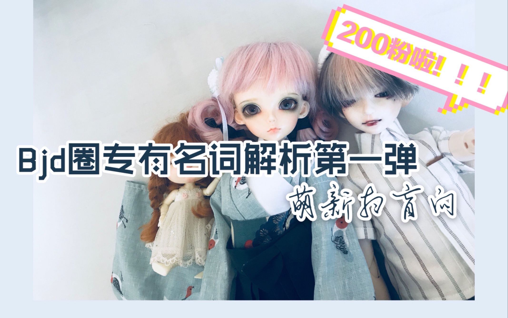 【Bjd】Bjd圈专有词汇大解析第一弹.萌新小白快来看看啦!哔哩哔哩bilibili