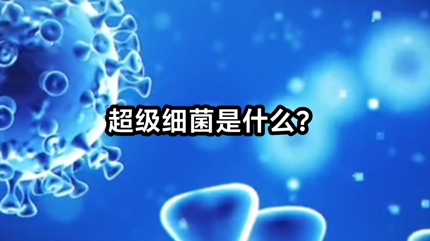 超级细菌是什么?哔哩哔哩bilibili