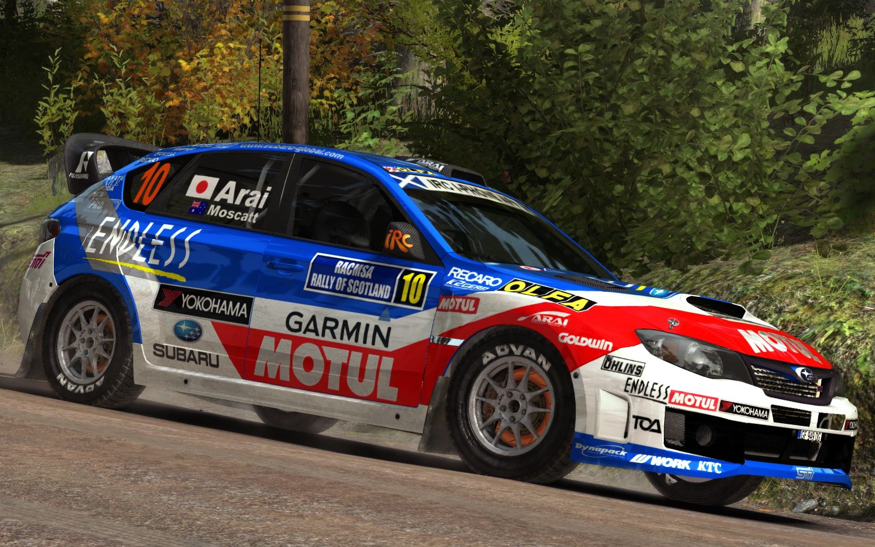 田宫tamiyaxv01subaruimprezawrxsti涂装原型车