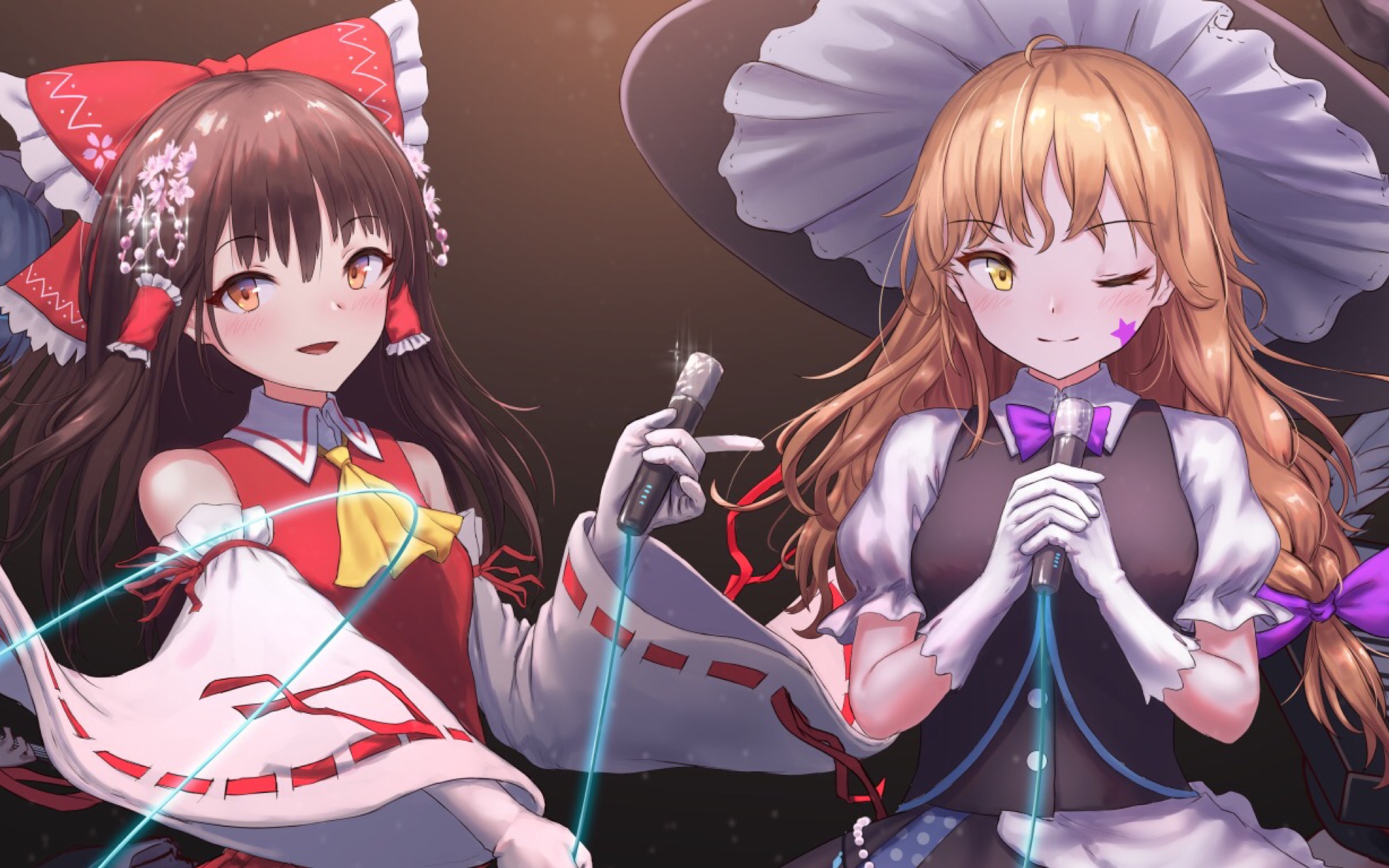 催泪向东方project博丽灵梦魔理沙