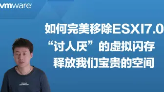 如何完美移除ESXI7.0“讨人厌”的虚拟闪存，释放我们宝贵的空间