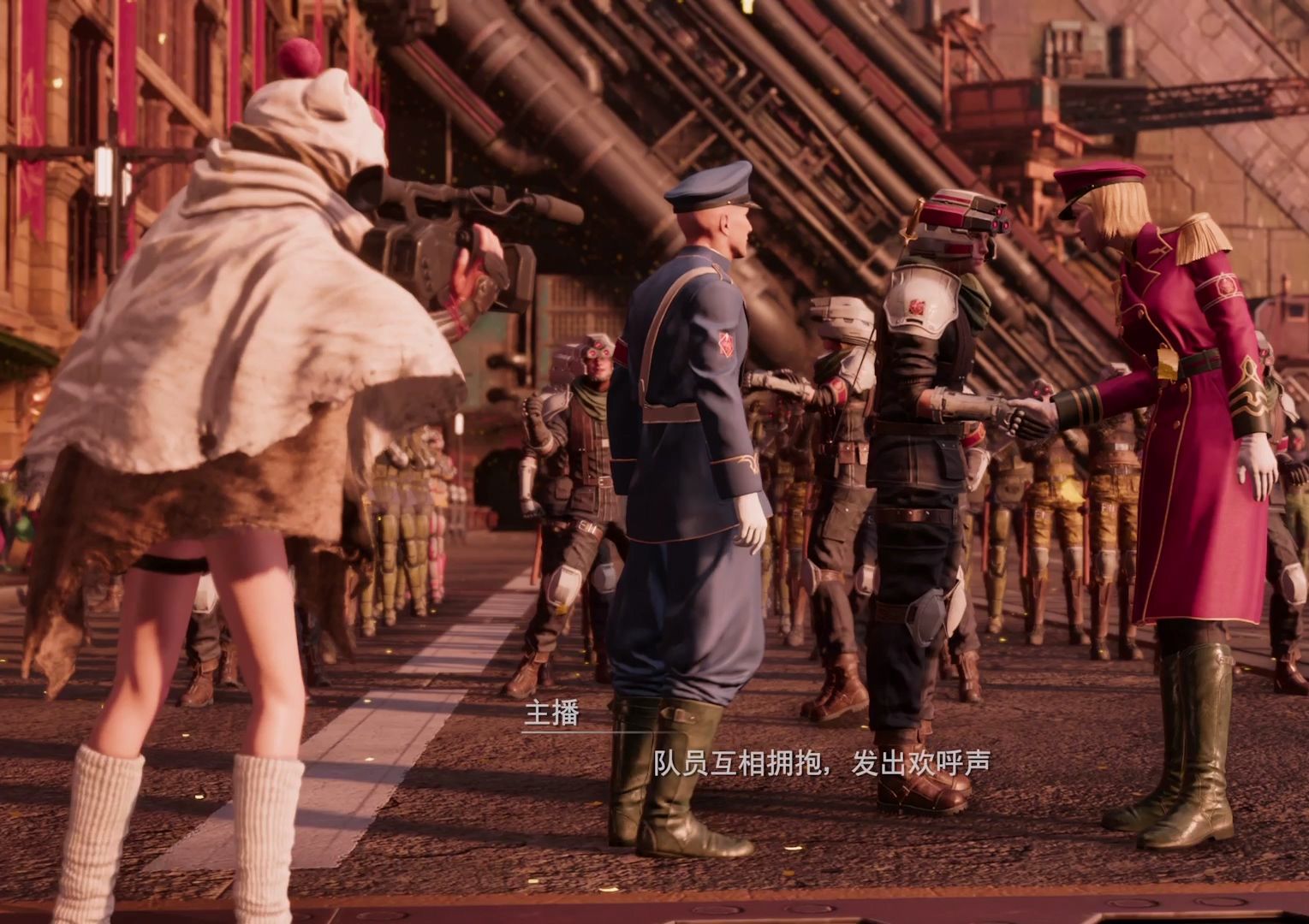 最终幻想7重生神罗庆典演武认真和摆烂两种不同情况的台词和领奖阵容
