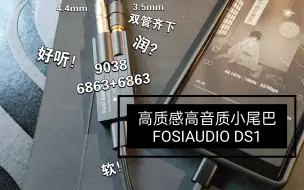 Download Video: 【耳机】400内值得买的小尾巴 - 支持NS PS4和5、9038、金属外壳、硬件音量 - 弗西DS1